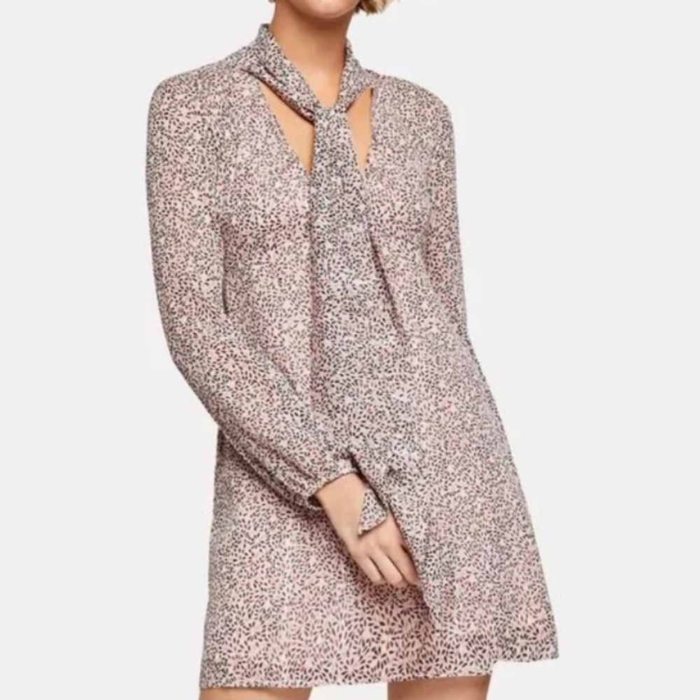 BCBGeneration Printed Shift Mini Dress Size L